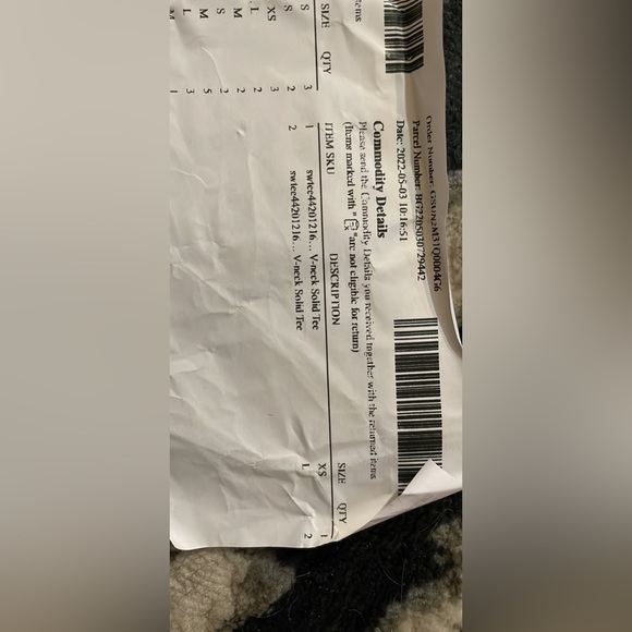 Lot of 10 Shein V Neck Crop Tops Multiple Sizes S M L XS - Picture 6 of 7